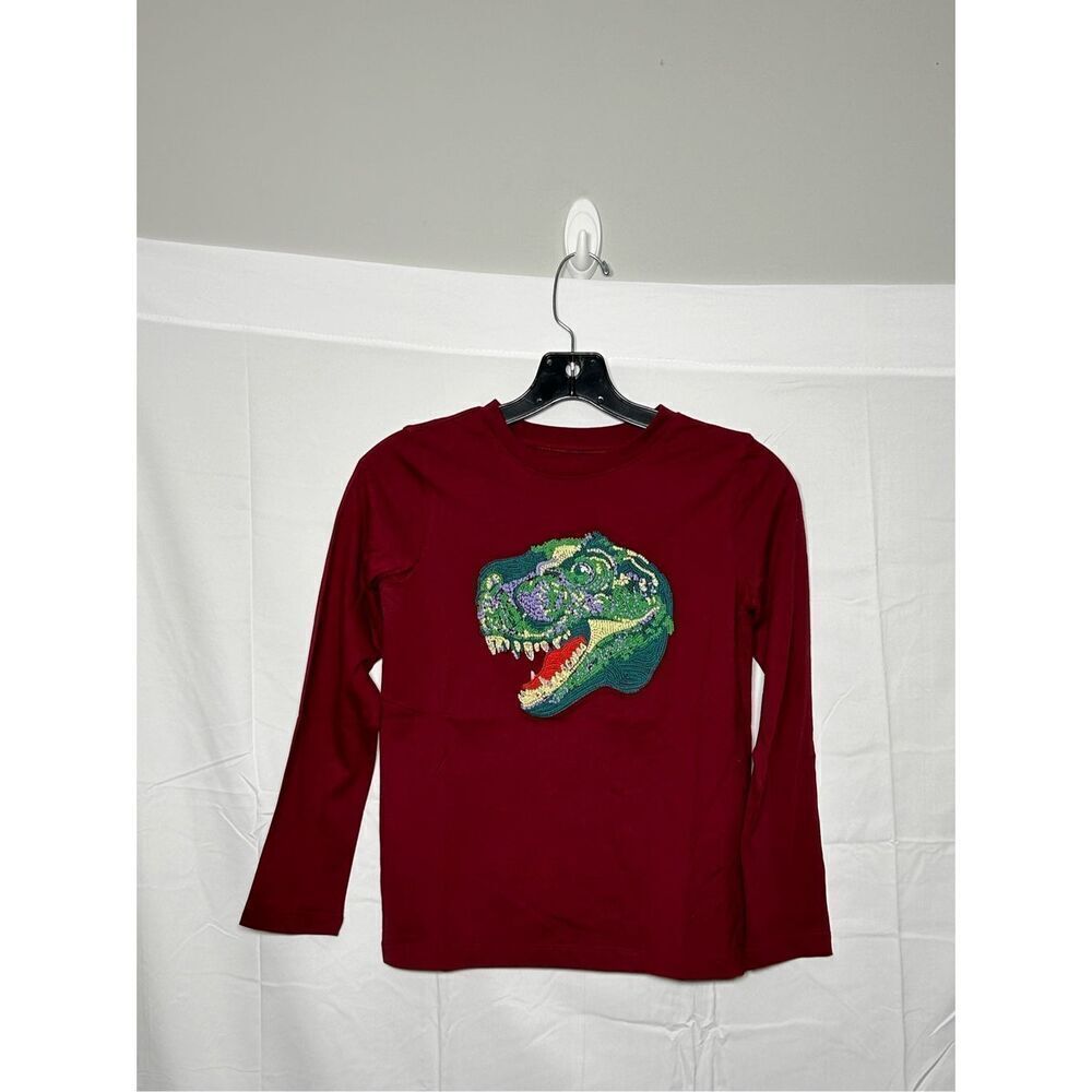 ‼️sale‼️Lands End Dinosaur tee shirt size 8. C34-16-2